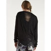 Black Batwing Top