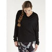 Black Batwing Top